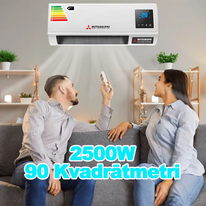 Vienfrekvences dzesēšanas režīms, ātrs dzesēšanas ātrums, jauda 2500W, piemērots 90 kvadrātmetru mājai